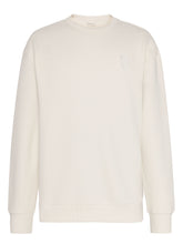 Charger l'image dans la galerie, Sweat écru - Loose fit heavy diagonal structure sweat egret