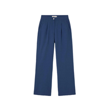 Charger l'image dans la galerie, Pantalon en seersucker - Manolita cobalt
