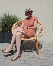 Charger l'image dans la galerie, Robe courte - Zomerjurk Martha oranje klei
