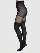 Charger l'image dans la galerie, Collant Dagmar over-knee noir 20/80 deniers
